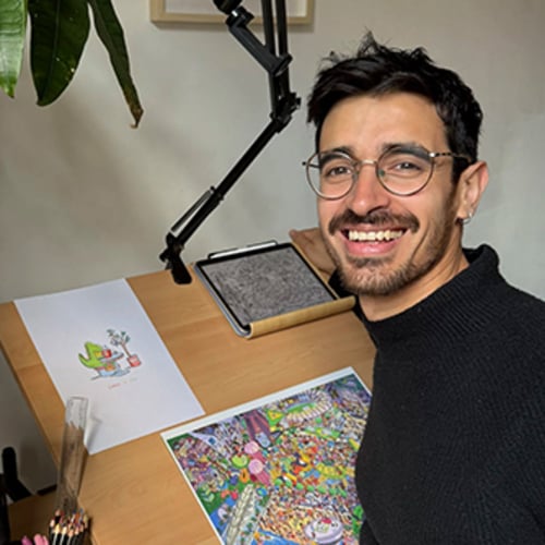 featured artist Facundo Aguirre