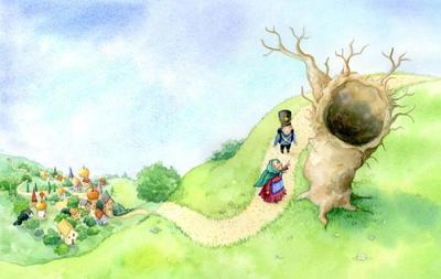 the-tinder-box-hans-christian-anderson-old-woman-and-the-tree-gailyerrill