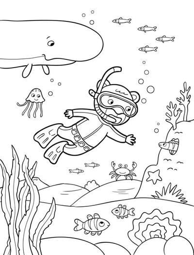 line-artwork-igloo-diver