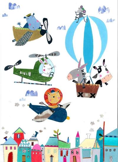 liz-and-kate-new-animals-flying