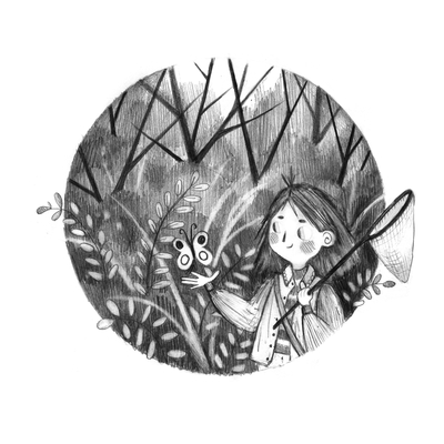 lineart-buuterfly-girl-woods-forest-plants-circle-erinbrown-lowres-jpg