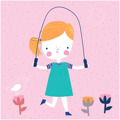 girl-skipping-park-flower-birds-cute-character-alice-potter-2016-01-jpg