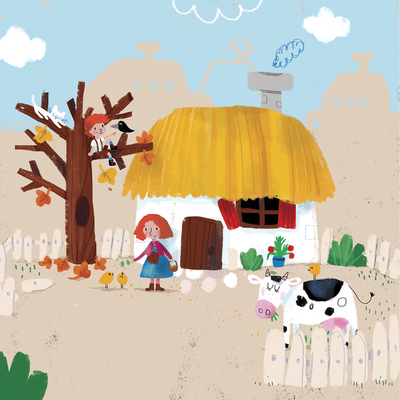 bk94329-02housecowboywomanyardfairytale-jackbeanstalk-jpg
