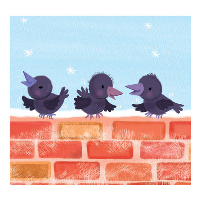 crows-on-wall-melanie-mitchell-jpg