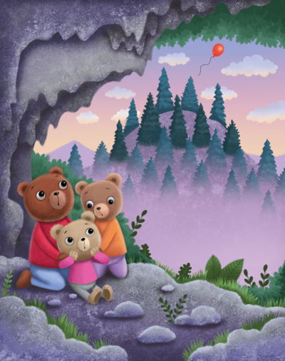 bears-in-a-cave-png