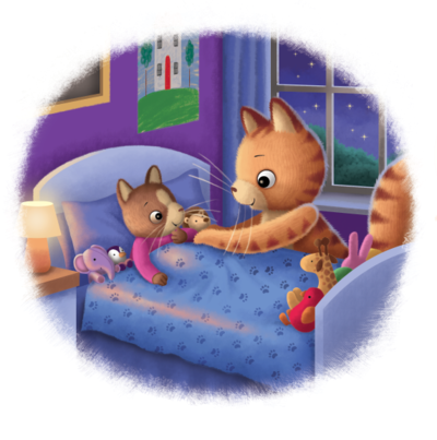 mummy-and-baby-cat-png