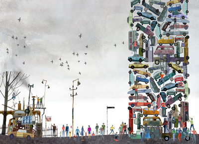 junk-cards-tower-people-jpg