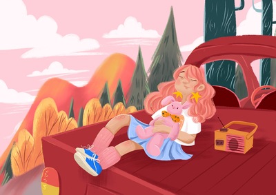 pink-haired-girl-with-her-plush