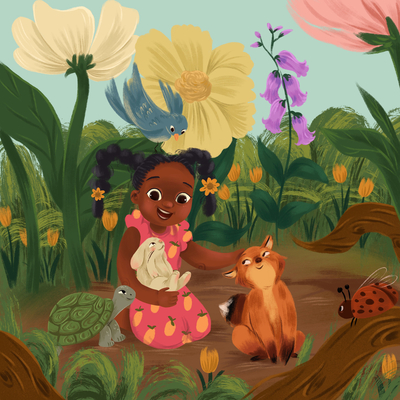 girl-and-animal-friends-in-the-garden-jpg