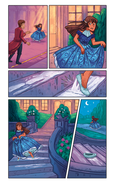 cinderella-sisters-classic-graphic-novel-comicbook-youngreaders-girls-fairytale-stepmom-castle-midnight-dress-ballgown-michellesimpson-jpg