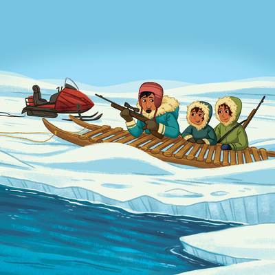 inuit-snowmobile-winter-cold-tundra-snow-inuvialuit-settlement-region-northwest-territories-labrador-nunavut-native-american-canadianculture-indigenouspeoples-north-america-sled-qamutiik-hunting-camping-seal-hunting-michellesimpson-first-peoples-min-jpg