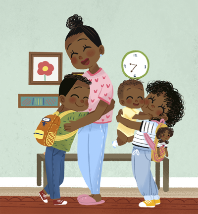 family-hug