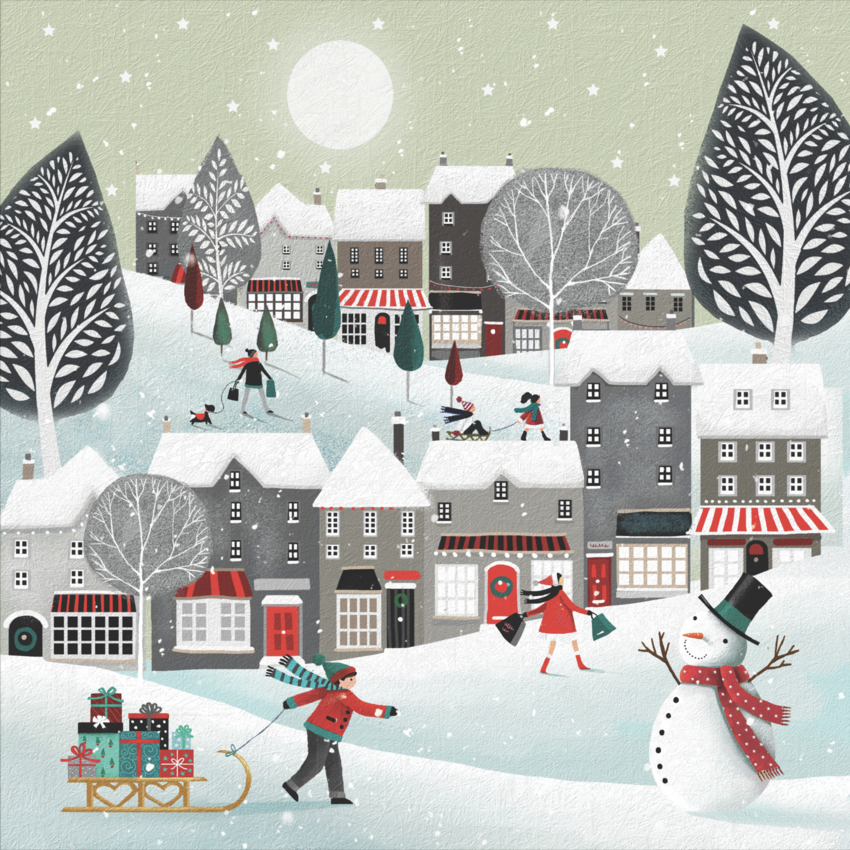 winter shoppers 