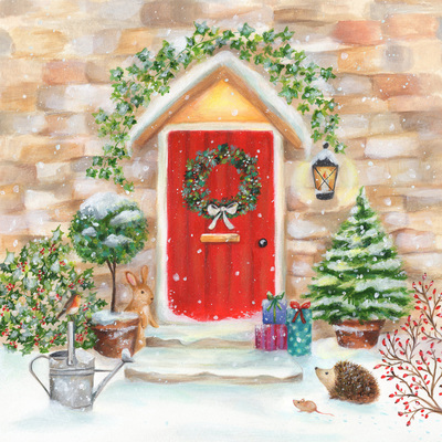 christmas-wreath-door-rabbit-hedgehog-mouse-robin-presents-snow-holly-ivy-jpg