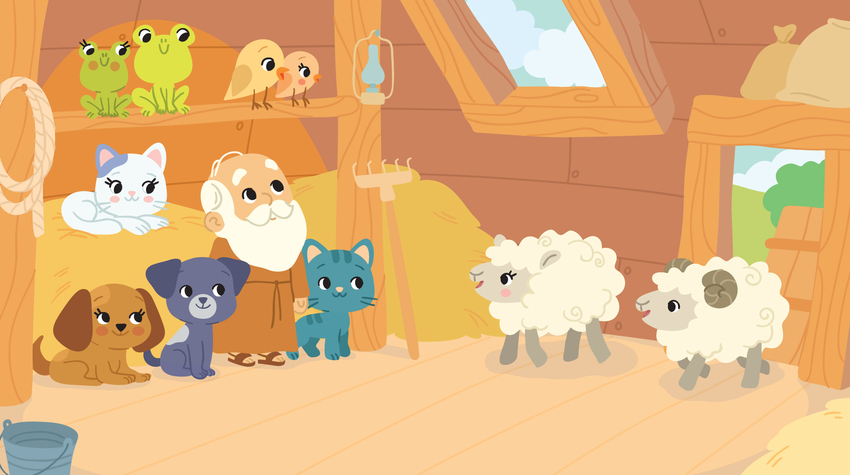 noah-ark-animals-cat-dog-frog-bird-sheep.jpg