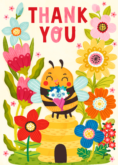 adv-livwan-bee-flowers-hive-thank-you-card-jpg