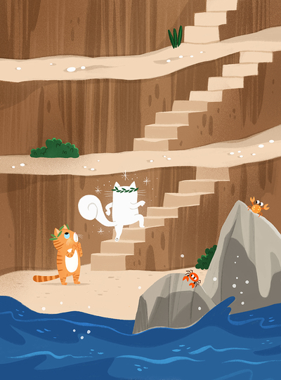 beatrice-tinarelli-dante-virgil-purgatory-divinecomedy-felinecomedy-cats-jpg