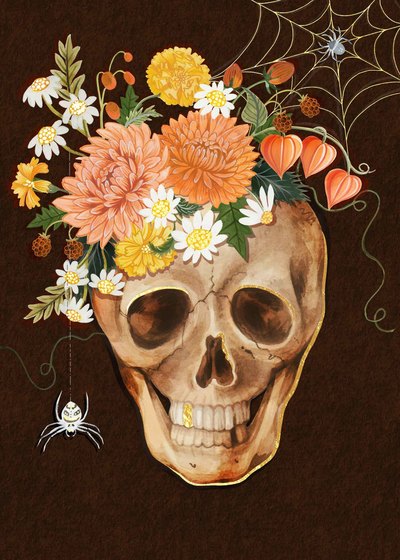 halloween-floral-autumnal-fall-skull-spider-copy-jpg