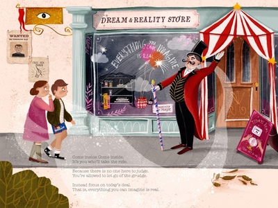 author-illustrator-circus-boy-girl-tarot-imagination-storefront-jpg