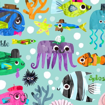 laura-silveira-kids-illustration-fish-jellyfish-sea-ocean
