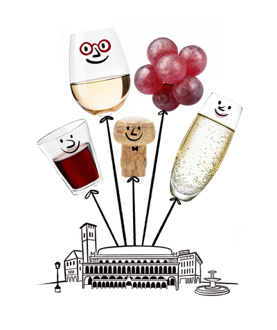 wine-drink-balloons-grape-glasses-line-doodle-cartoon-lineart-drawing-photo-collage-mix-food-square-city-faces-festival