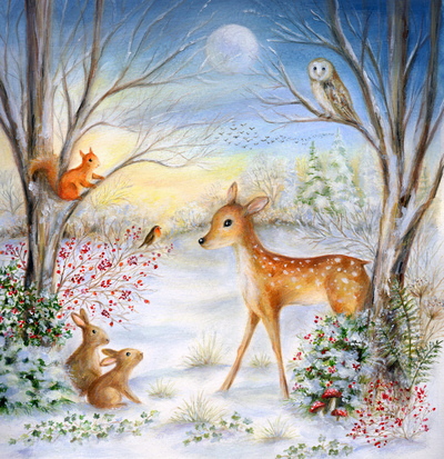 woodland-robin-squirrel-deer-rabbit-owl-jpg