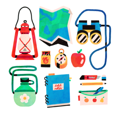 explorer-binoculars-notebook-miscellaneous-png