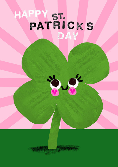 happy-clover-st-patricks-day-greetings-card-laura-silveira