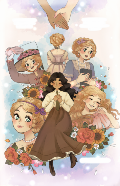comic-evangeline3-historical-women-flowers-jpg