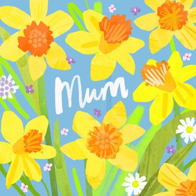 daffodils-swirl-mum-greeting-laura-silveira