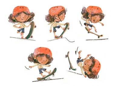 girl-skateboarding-character-emotions