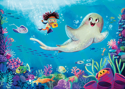 undersea-shark-boy-ocean-sea-coral-fish-jpg