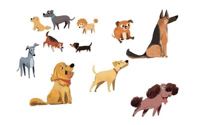 pups-in-line