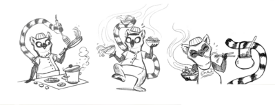 lemur-cook-chef-character-animal-noodle-png