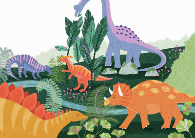 dinosaur-scene