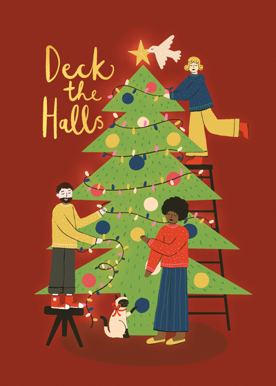 ah-christmas-contemporary-tree-decorating-bird-cat-home-greeting-jpg