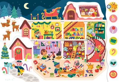 santa-clause-house-toyshop-winter-christmas-presents-helpers-animals-bunny-pig-koala-squirrel-cat-dog-giraffe-jpg