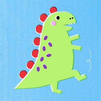 retro-dinosaur
