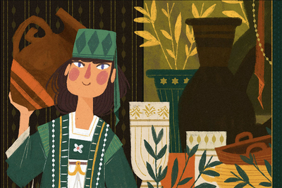 artisan-clay-vases-plants-ethnic-pattern-fabric-decor-clothes-jpg