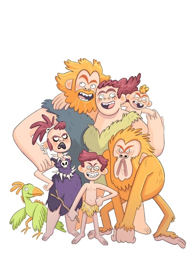 cavemen-family-jpg