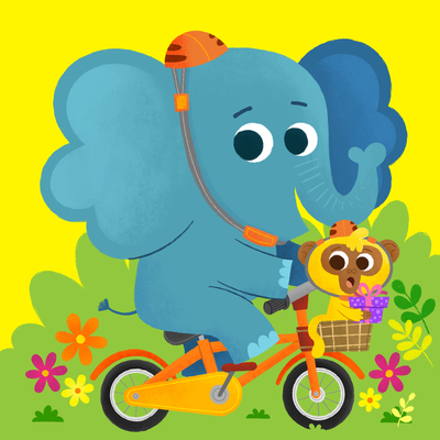 elephant-monkey-gift-bike-board-flowers-park-birthday-jpg