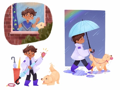 boy-pet-dog-window-rain-walk-coat-umbrella-playing-rainbow-jpg