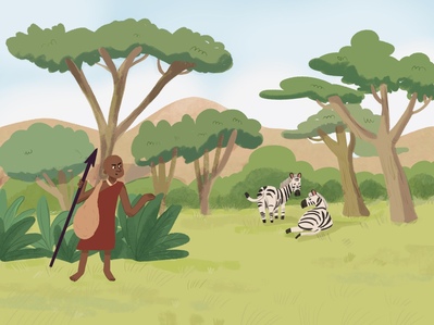hunter-in-forest