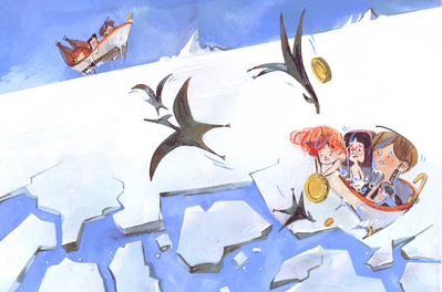 girl-boy-diosaurs-ice-adventure-flying