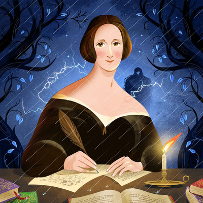 mary-shelley-frankenstein-portait-biography-storm-dark