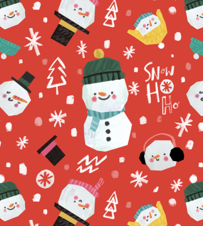 snowman-pattern