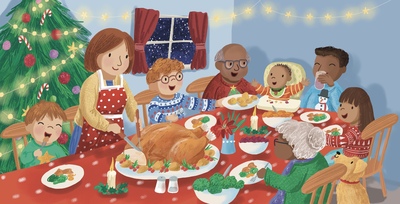 julia-seal-christmas-dinner-family-jpg