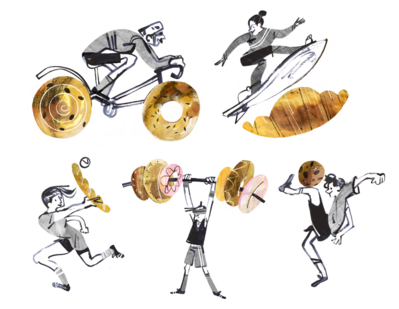 people-sports-food-bread-donut-cookie-icons-activity