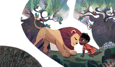 lion-and-kid